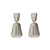 Ribbed Statement Earrings
