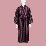 Chestnut Pure Silk Kimono Robe