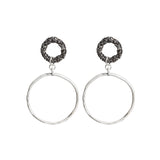 Sparkle Circle Earrings