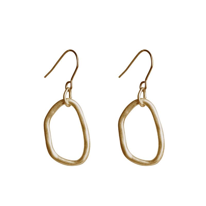 Irregular Circle Earrings