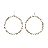 Wrapped Bead Earrings