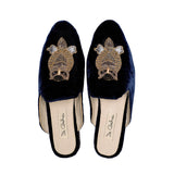 Velvet Owl Slippers