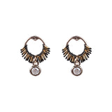 Petite Chain Crystal Earrings