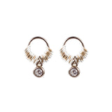 Petite Chain Crystal Earrings