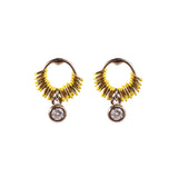Petite Chain Crystal Earrings