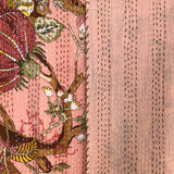Cotton Bed Cover in Blush