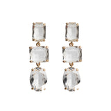 Statement Glass Drop Earrings