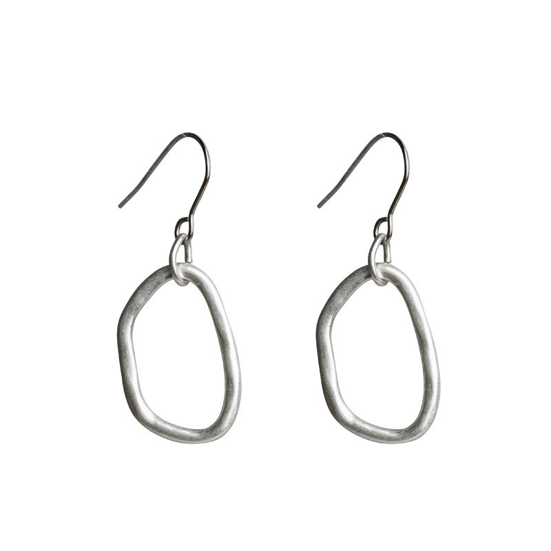 Irregular Circle Earrings