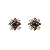 Pearl Cluster Earrings