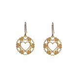 Wreath Heart Earrings