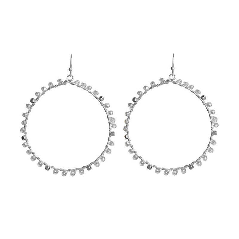 Wrapped Bead Earrings
