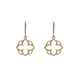Rosette Earrings in Silver