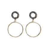 Sparkle Circle Earrings