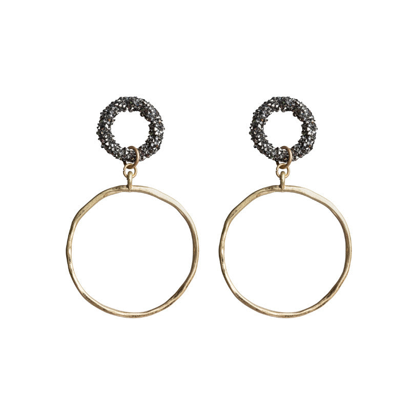 Sparkle Circle Earrings
