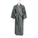 Copper Pure Silk Kimono Robe