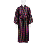 Chestnut Pure Silk Kimono Robe
