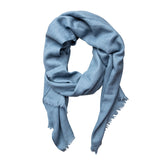 Fine Wool Herringbone Scarf