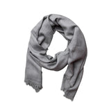 Fine Wool Herringbone Scarf