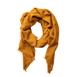 Fine Wool Herringbone Scarf
