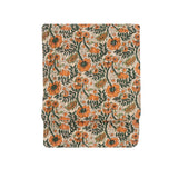 Cotton Bed Cover Peach & Mocha (Reversible)