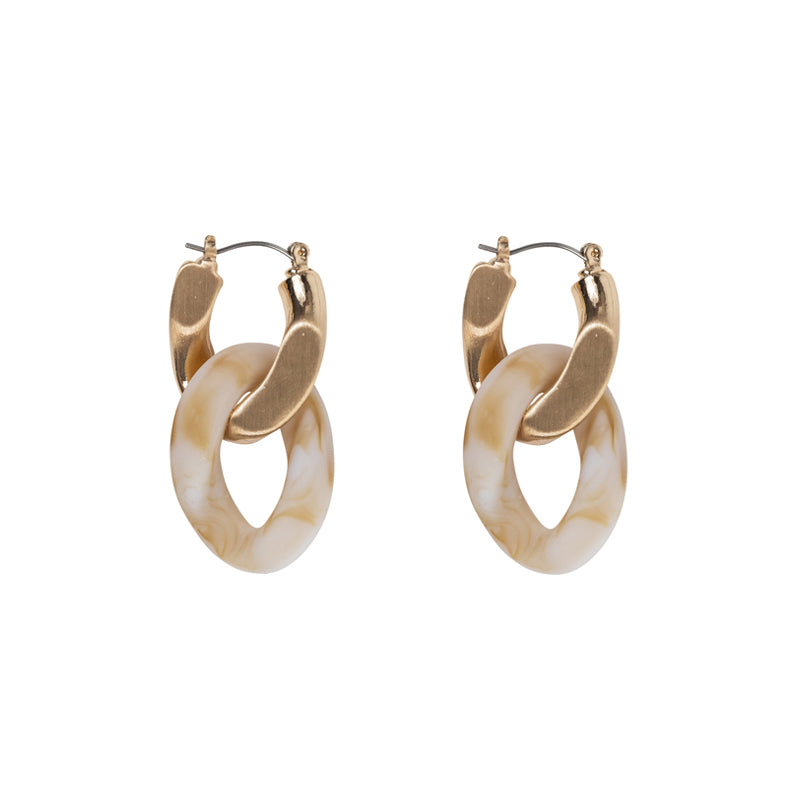 Resin Chain Earrings