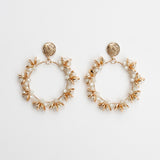 Ivory Wreath Earrings