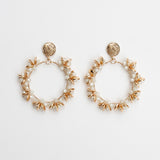 Ivory Wreath Earrings