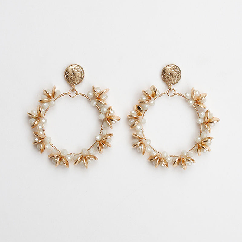 Ivory Wreath Earrings