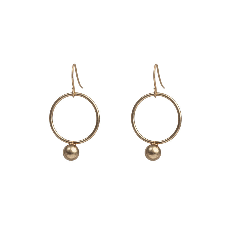 Circular Ball Earrings