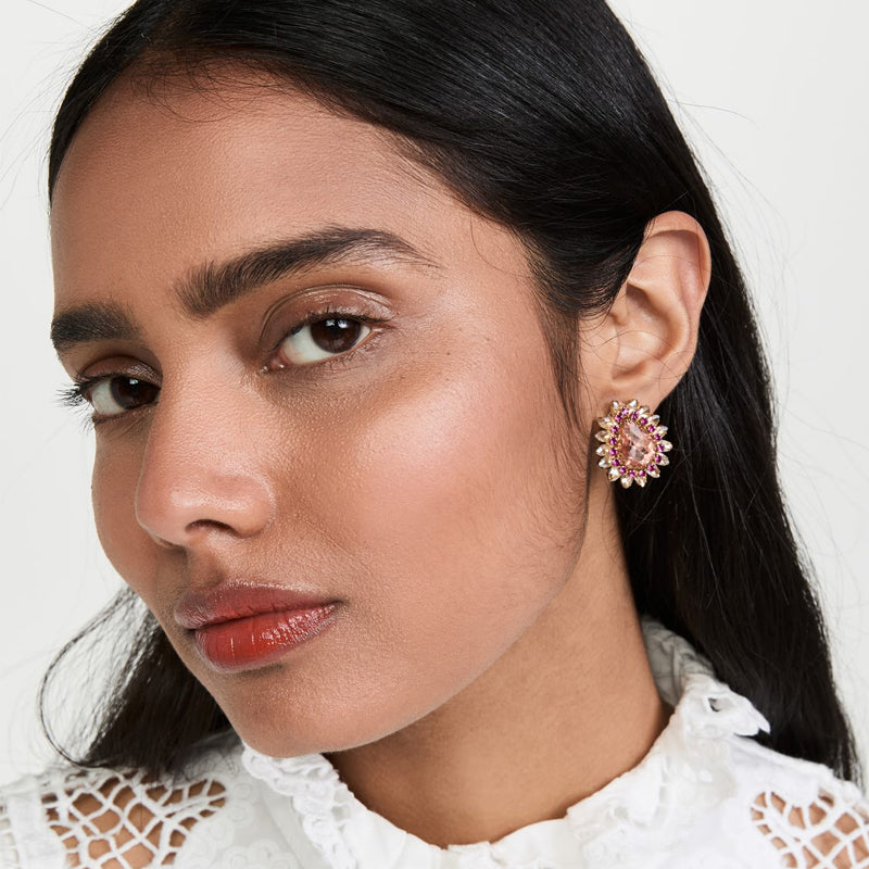 Deepa Gurnani Jewelled Stud Earrings