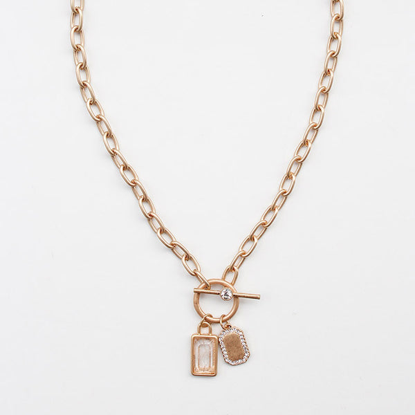 Jewelled Charm Necklace