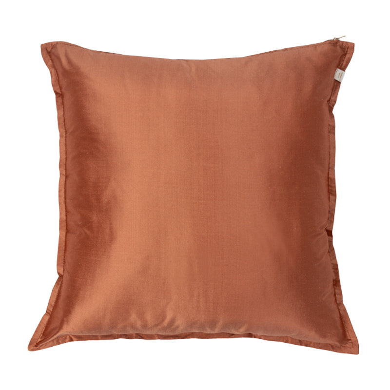 Silk Cushion Cover in Prune
