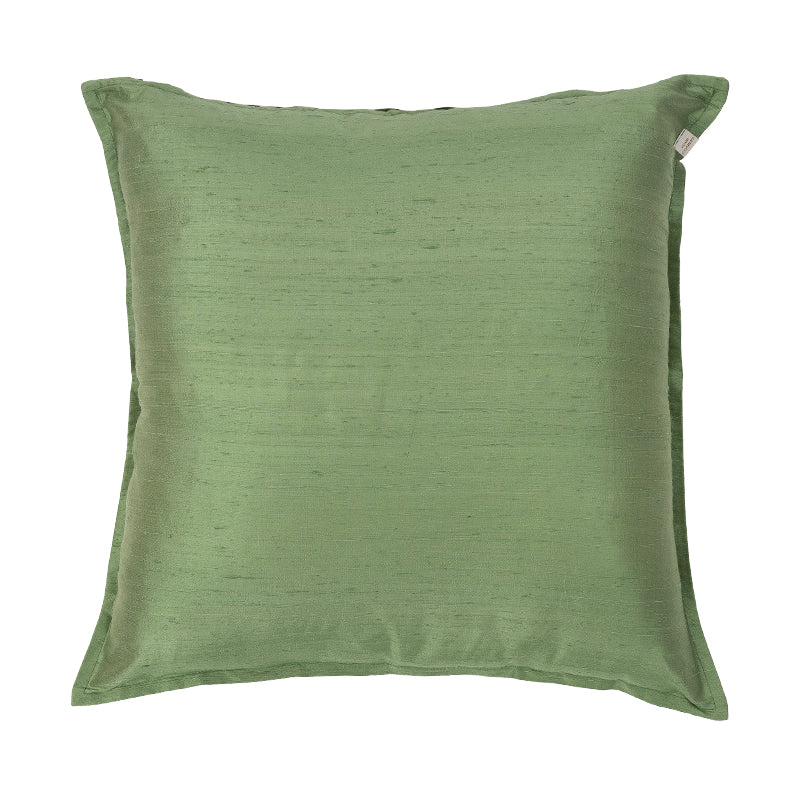 Silk Cushion Cover in Kingfisher