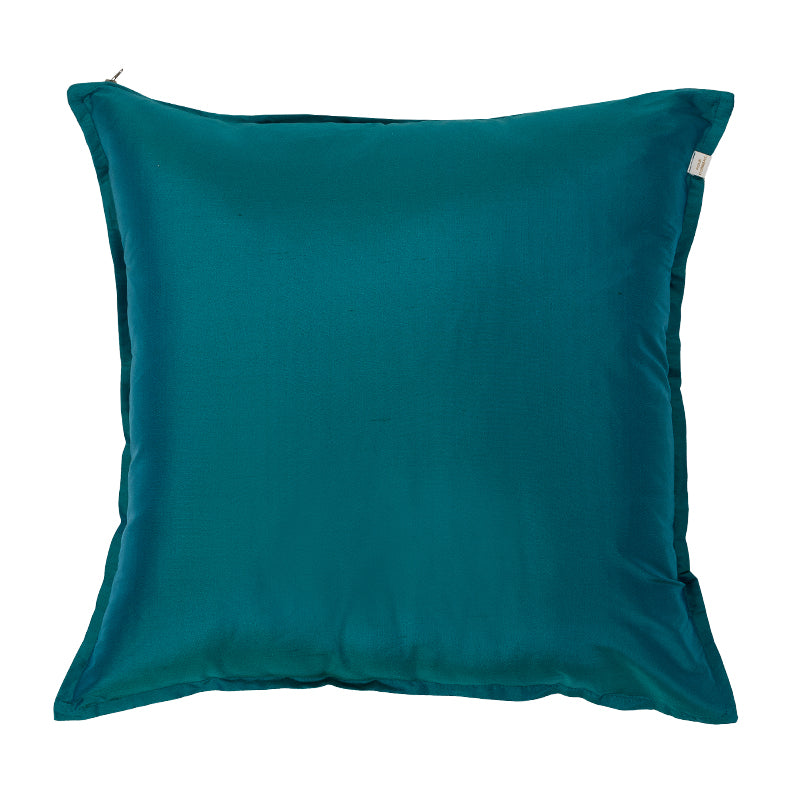 Silk Cushion Cover in Clover