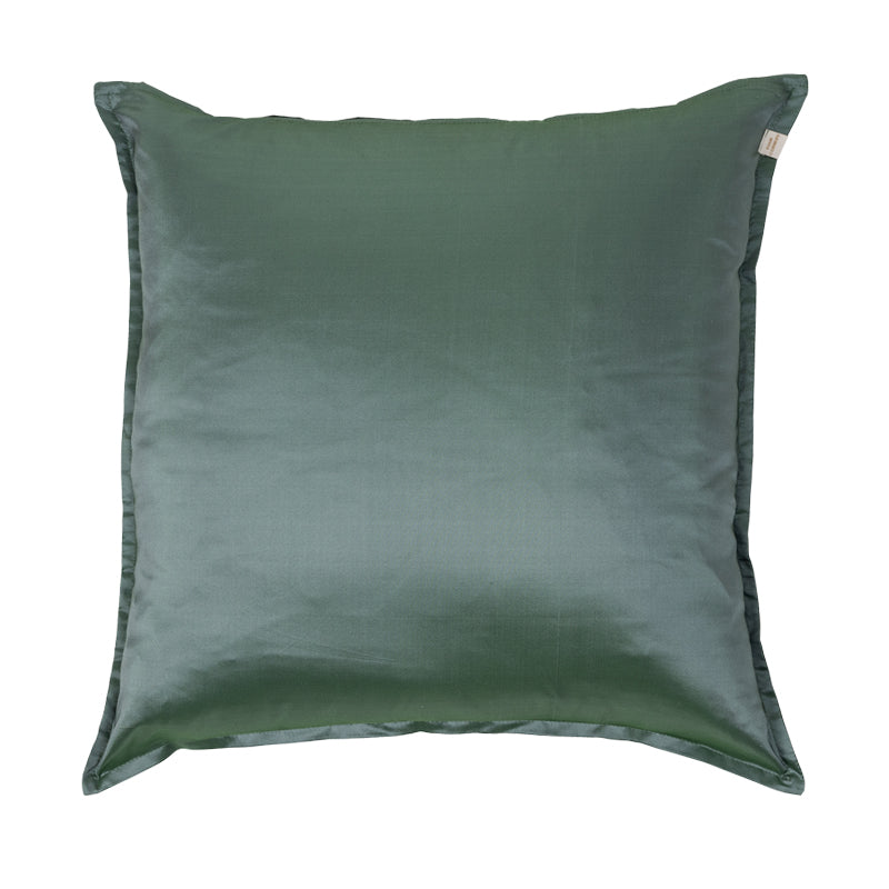 Silk Cushion Cover in Clover