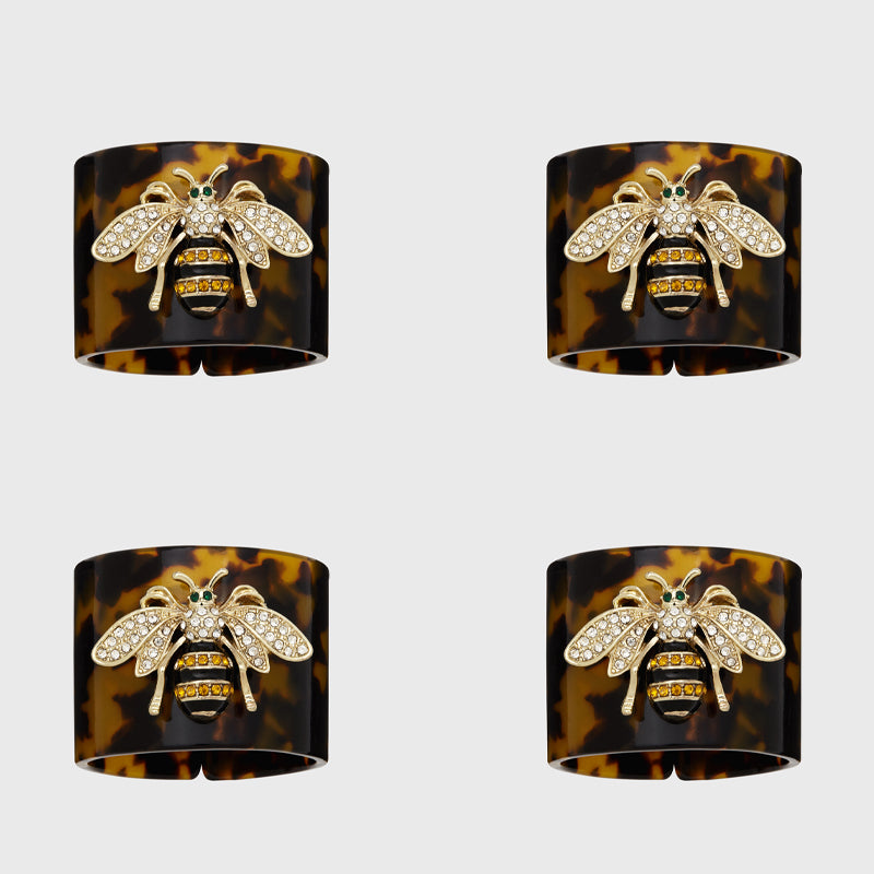 Joanna Buchanan Jewelled Bee Napkin Rings