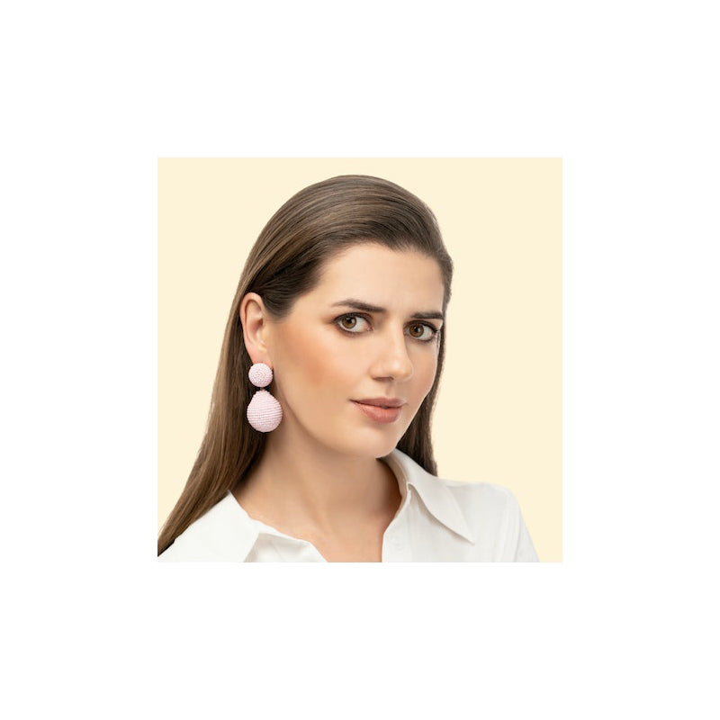Deepa Gurnani Beaded Ball Earring