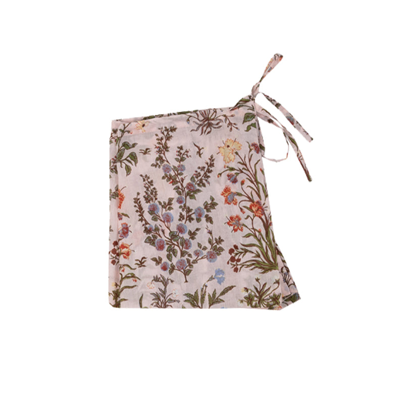 Cotton Shorts in Blush Flower