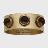 Joanna Buchanan Cabochon Napkin Rings in Tiger's Eye