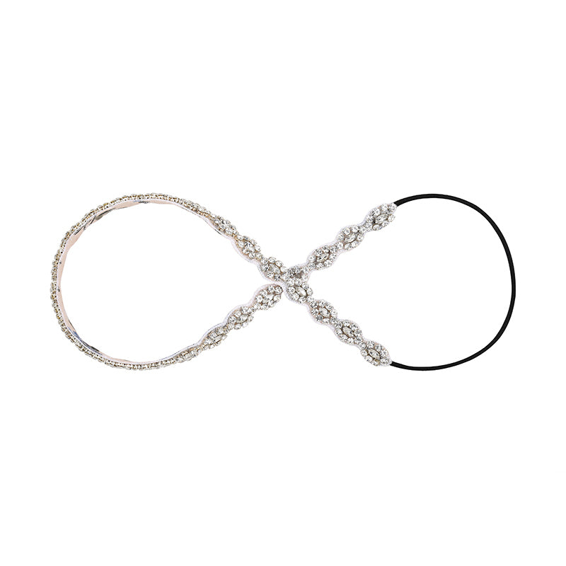 Deepa Gurnani Crystal Flower Headband